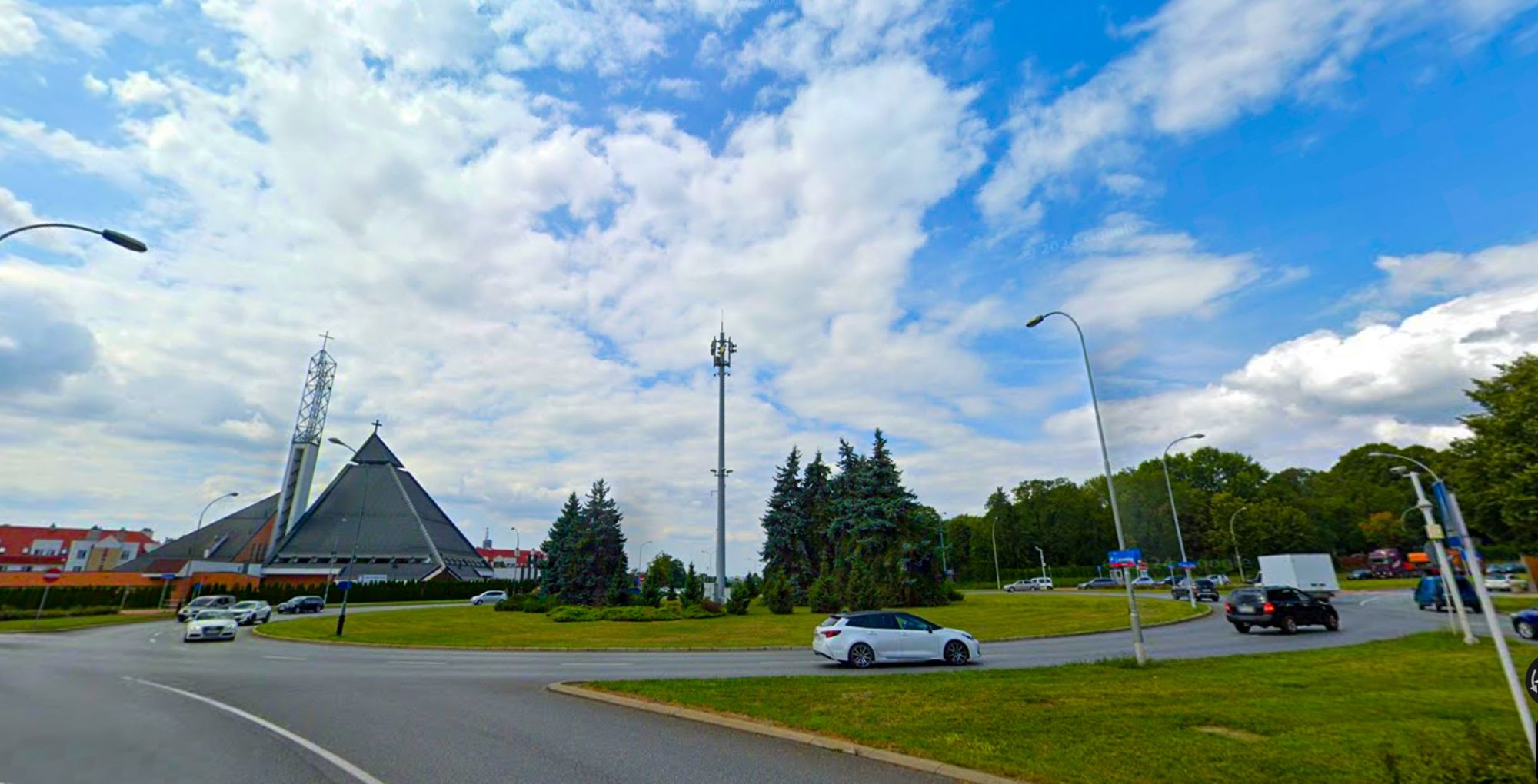 zdjęcie ronda w Rzeszowie